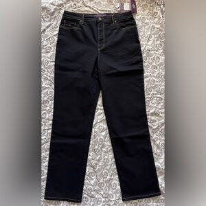 NWT Gloria Vanderbilt Amanda Jean Size 14 - Dark Blue (Noir)